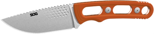 Picture of S.O.G Ether FX 3.10" Fixed Drop Point Plain Brushed Satin CPM S35VN SS Blade, Blaze Orange Textured G10 Handle SOG17330157