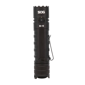Picture of SOG M-18 FLASHLIGHT 1900L 1900 LUMENS W USB-C CABLE/LANYARD ( 4 PER CASE ) 59-65-04-57 SOG-59-65-04-57