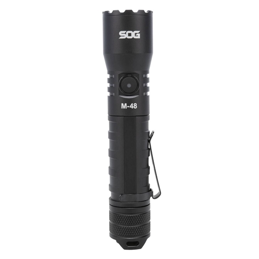 Picture of SOG M-48 FLASHLIGHT 2500L 2500 LUMENS W USB-C CABLE/LANYARD ( 4 PER CASE ) 59-65-07-57 SOG-59-65-07-57