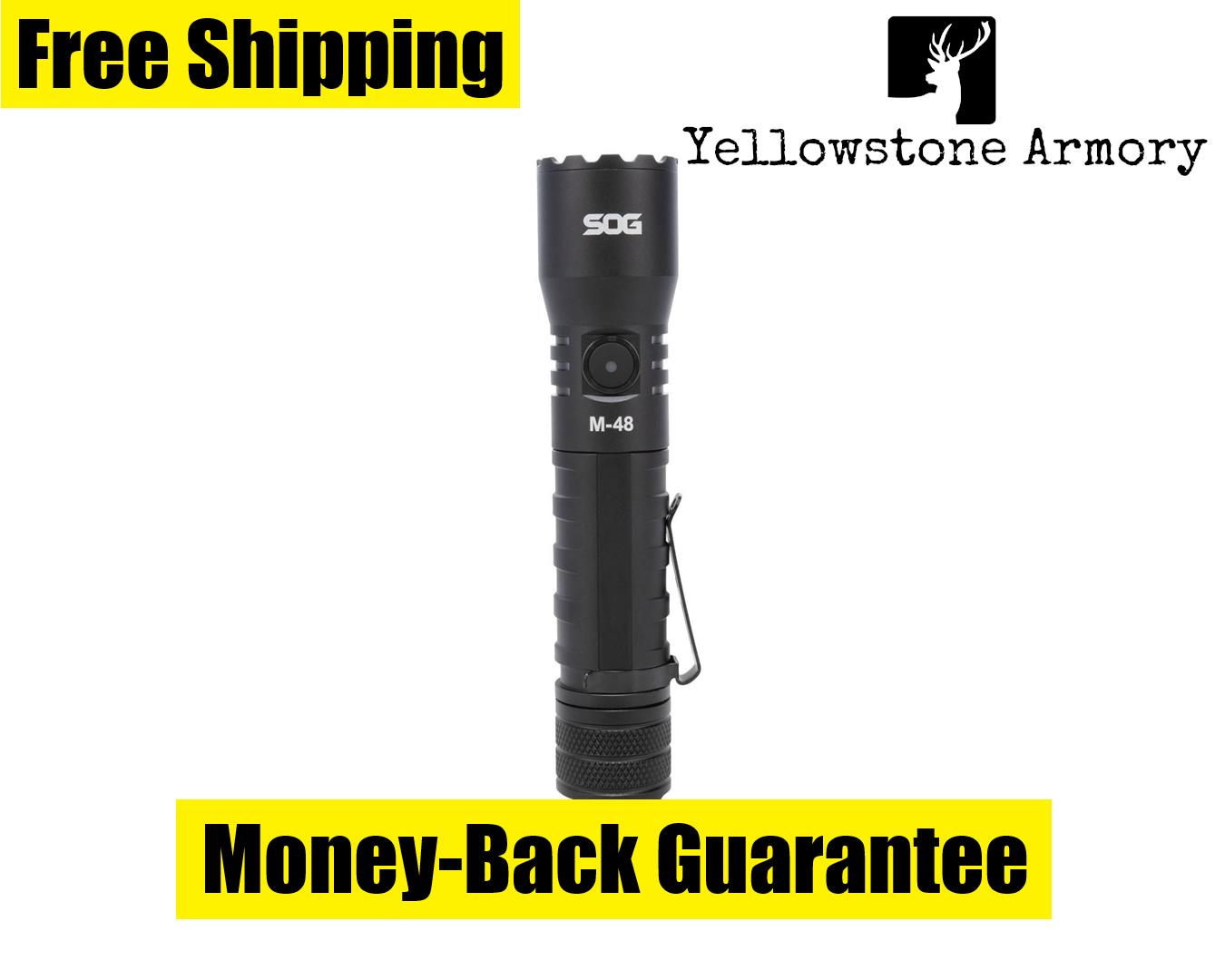 SOG Knives M-48 Flashlight 2500 Lumens Black SOG-59-65-07-57-img-0