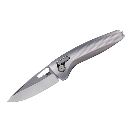 Picture of SOG Knives One-Zero XR Folding Knife 3-1/10" Drop Point Blade Silver Black Box    SOG-12-73-06-57