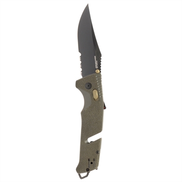 Picture of SOG TRIDENT AT - OLIVE DRAB - PARTIALLY SERRATED 11-12-11-41 SOG11121141
