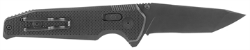 Picture of S.O.G SOG-12-57-02 Vision XR 3.36" Folding Tanto Part Serrated Black TiNi CTS XHP Steel Blade Black G10 Handle SOG12570257