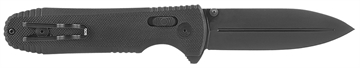 Picture of S.O.G SOG-12-63-01 Ultra XR 2.80" Folding Clip Point Plain Graphite TiNi Cryo S35NV Steel Blade/Black Textured Carbon Fiber Handle Includes Pocket Clip SOG12630157