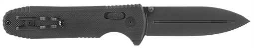 Picture of S.O.G Pentagon XR LTE 3.60" Folding Spear Point Graphite TiNi Cryo CTS XHP Blade/Black G10 Handle Includes Belt Clip SOG12610557
