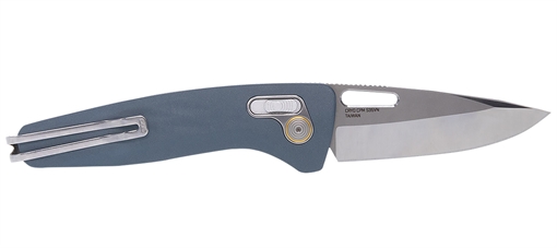 Picture of S.O.G One-Zero XR 3.10" Folding Plain Satin/Polished Cryo CPM S35VN Steel Blade/ Smoke Gray Sculpted Aluminum Handle SOG12730457
