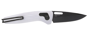 Picture of S.O.G One-Zero XR 3.10" Folding Plain Black Chrome Cryo CPM S35VN Steel Blade/ White Sculpted Aluminum Handle SOG12730557