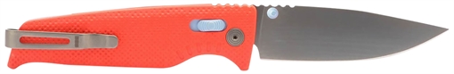 Picture of S.O.G Altair XR 3.20" Folding Plain Bead Blasted Cryo CPM 154 SS Blade/ Canyon Red w/Stone Blue Accents GRN Handle SOG12790257