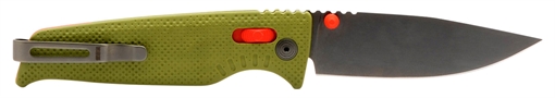 Picture of S.O.G Altair XR 3.20" Folding Plain Bead Blasted Cryo CPM 154 SS Blade/ Field Green w/Stone Blue Accents GRN Handle SOG12790357