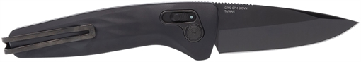 Picture of S.O.G One-Zero Auto 3.10" Folding Plain Black Chrome CPM S35VN SS Blade/ Black Aluminum Handle SOG15730157