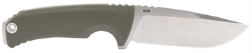 Picture of S.O.G Tellus FX 4.20" Fixed Clip Point Plain Stonewashed Cryo 440C SS Blade, Olive Drab Textured GRN Handle, Blister Pkg SOG17060143