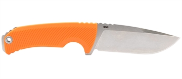Picture of S.O.G Tellus FX 4.20" Fixed Clip Point Plain Stonewashed Cryo 440C SS Blade/ Blaze Orange Textured GRN Handle SOG17060343