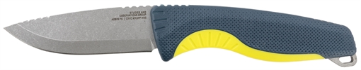 Picture of S.O.G Aegis FX 3.70" Fixed Drop Point Plain Stonewashed 4116 Krupp SS Blade, Indigo w/Acid Accents GRN Handle, Includes Sheath SOG17410141