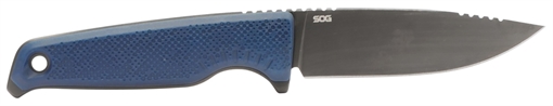 Picture of S.O.G Altair FX 3.40" Fixed Clip Point Plain Satin TiCN Cryo CPM 154 SS Blade, Squid Ink Black GRN Handle, Includes Sheath SOG17790157