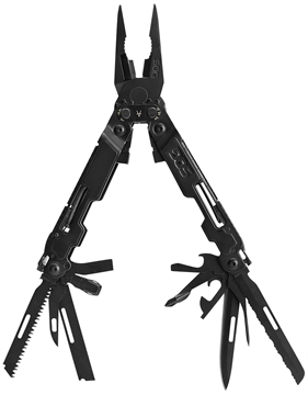 Picture of SOG POWERACCESS DELUXE BLACK MULTI TOOL POCKET CLIP 18 TOOL ( 6 ER CASE ) SOG-PA2002-CP SOGPA2002CP
