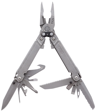 Picture of SOG Knives & Tools PowerAccess, 21 Tool Multi-Tool, 5Cr15MoV Steel, Stonewash Finish, Silver SOG-PA3001-CP SOGPA3001CP