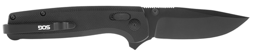 Picture of S.O.G Terminus XR 2.95" Folding Clip Point Plain Black D2 Steel Blade Black G10 Handle Features Box Packaging Includes Pocket Clip SOGTM1027BX