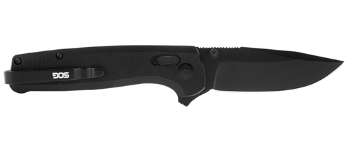 Picture of S.O.G Terminus XR 2.95" Folding Clip Point Plain Black TiNi D2 Steel Blade Black G10 Handle Includes Pocket Clip SOGTM1027CP