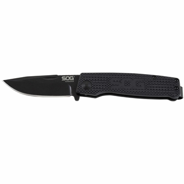 Picture of S.O.G Terminus SJ LTE 2.90" Folding Plain Gold TiNi S35VN SS Blade, Graphite Textured G10 Handle SOGTM1007BX
