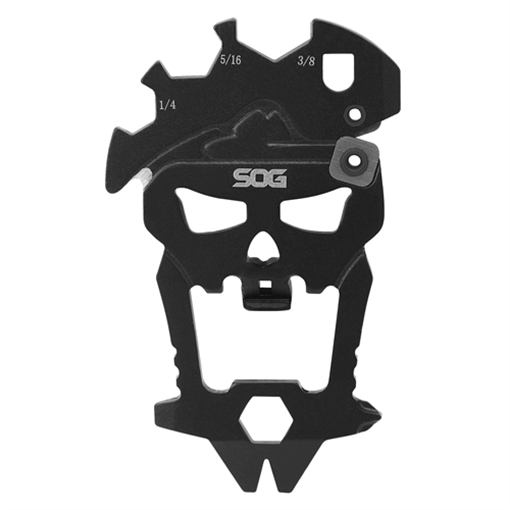 Picture of SOG Knives & Tools MACV, 2.5" 12 in 1 Tool, 420 Stainless Steel, Hardcased Black Finish, Black SOG-SM1001-CP SOGSM1001CP