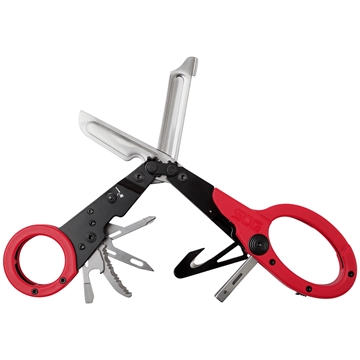 Picture of SOG PARASHEARS RED MULTI TOOL W NYLON SHEATH 11 TOOL ( 6 PER CASE SOG-23-125-02-43 SOG231250243