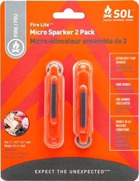 Picture of Survive Outdoors Longer Fire Lite Micro Sparker 2/ct 0140-1233 01401233