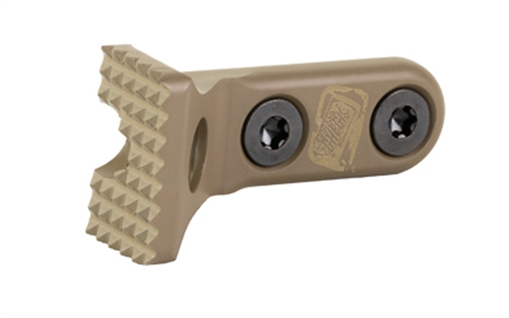 Picture of Sons of Liberty Gun Works Presscheck, Quick Detach Barricade Stop, M-LOK, Steel Construction, Cerakote Finish, Flat Dark Earth BARRICADE-FDE SOLGWBARRICADEFDE