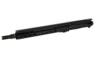 Picture of Sons of Liberty Gun Works EXO3 Complete Upper, 223 Remington/556NATO, 13.7" Pinned (16" OAL) Combat Barrel, QPQ Finish, Black, 13" EXO3 M-LOK Handguard, A2 Flash Hider EXO3UPPER-13.7-556