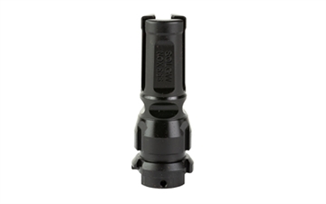 Picture of Sons of Liberty Gun Works NOX, Flash Hider, 223 Remington/556NATO, Nitride Finish, Black, 1/2X28, Fits Dead Air Armament Suppressors and KeyMount Accessories, 9 Ports, Includes Timing Shims NOX9-556 NOX9556