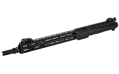 Picture of Sons of Liberty Gun Works Swampfox Complete Upper, 223 Remington/556NATO, 14.7" Pinned (16" OAL) Lightweight Combat Barrel, QPQ Finish, Black, 14" LT M76 Handguard w/Ti Nut, M-LOK, P/W NOX Flash Hider SWAMPFOXUPPER