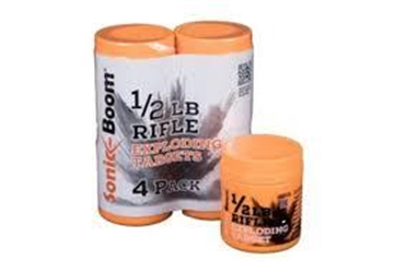 Picture of SONIC BOOM EXPLODING RIFLE TARGET 1/2 LB 4 PACK ( 6 PER CASE ) CHECK STATE RESTRICTIONS SBTHP4P