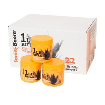 Picture of SONIC BOOM EXPLODING RIFLE TARGET 1 LB 22 PACK ( 2 PER CASE ) CHECK STATE RESTRICTIONS SBT0120P