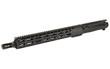 Picture of Sons of Liberty Gun Works Broadsword 89 V2, Upper Receiver, 556NATO, 13.7" Pinned (16" OAL), NOX-9 Flash Hider, Low Profile Gas Block, Black XL M4L89BSUPPER-13.7-556-