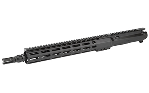 Picture of Sons of Liberty Gun Works Broadsword 89 V2, Upper Receiver, 556NATO, 13.7" Pinned (16.5" OAL), NOX-9 Flash Hider, Low Profile Gas Block, Black M4L89BSUPPER-13.7-556