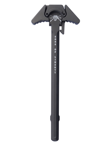 Picture of Sons Of Liberty Gun Works Charging Handle Tungsten Gray 7075 T-6 Aluminum Ambidextrous Hand LCH5.56TUNG