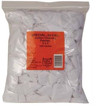 Picture of SOUTHERN BLOOMER CLEAN PATCH 30 CAL 2 IN X 2IN 1000/BAG ( 12 PER CASE ) 00125