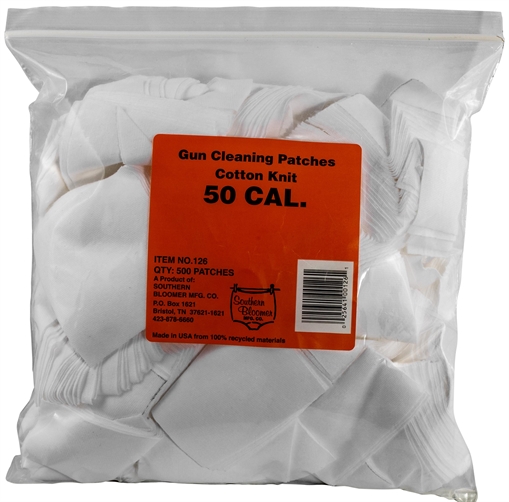 Picture of Southern Bloomer Cleaning Patches 50 Cal Cotton 500 Per Pkg 126