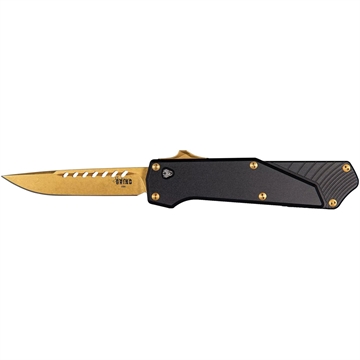 Picture of Southern Grind Southern Grind Arachnid OTF Knife 3.2 in Drop Point Bronze w/Black SG12031020