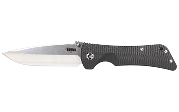 Picture of Southern Grind Bad Monkey 4" Folding Drop Point Plain Satin 14C28N Steel Blade, 5.25" Black G10 Handle, Includes Pocket Clip SG03030001