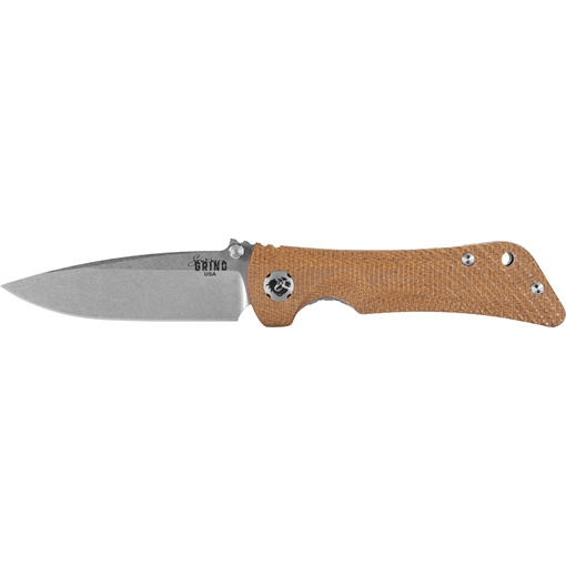 Picture of Southern Grind Southern Grind Spider Monkey Folding Knife 3.25 in Drop Point Magnacut Satin w/Micarta Grip SG06130025
