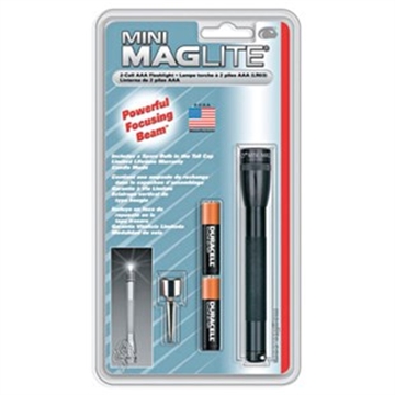 Picture of Maglite SP22 Mini Maglite 2 AAA-Cell Flashlight w/ Pocket Clip M3A016