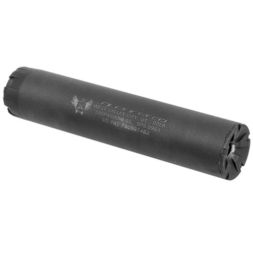Picture of SilencerCo Sparrow 22, Rimfire Suppressor, 22LR/17HMR/22MAG/5.7MM, 5.08", 1/2X28, Alloy Steel Frame, Black Finish SU75