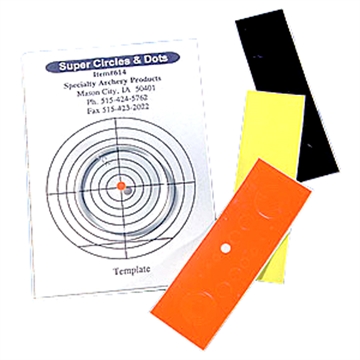 Picture of Specialty Archery Specialty Archery Circles/Dots Black/Orange/Yellow 614C 095784001671