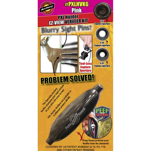 Picture of Specialty Archery Specialty Archery PXL Hunter EZ-View Verifier Kit No. 6 Pink PXLHVK6