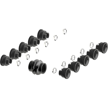 Picture of Specialty Archery Specialty Deluxe Stack It Peep Kit Contains all 5 Apertures STKDLXKT