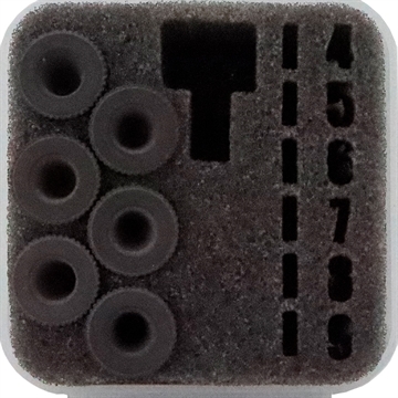 Picture of Specialty Archery Specialty Iron I Rifle Peep Aperture Kit Contains all 6 Apertures IIAKT