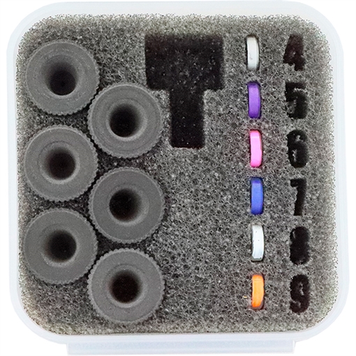 Picture of Specialty Archery Specialty Iron I Rifle Peep Kit Contains 6 Apertures and 6 Verifiers with Case IIDLXKT