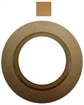 Picture of Speedwell 1" Square Paster Pressure Sensitive Black 1000/Roll PAS BR S