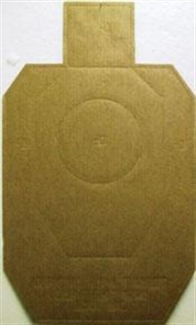 Picture of Speedwell Official IDPA Targets Cardboard Target 100/Pack IDPA CB