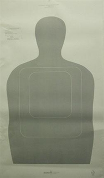 Picture of Speedwell US Customs Target - Police Silhouette NRA Instructor Course - 25 yd. 100/Pack TQ 15